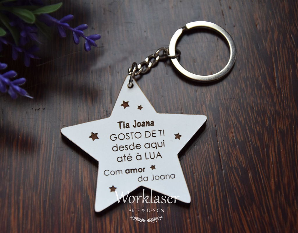 Porta chaves estrela