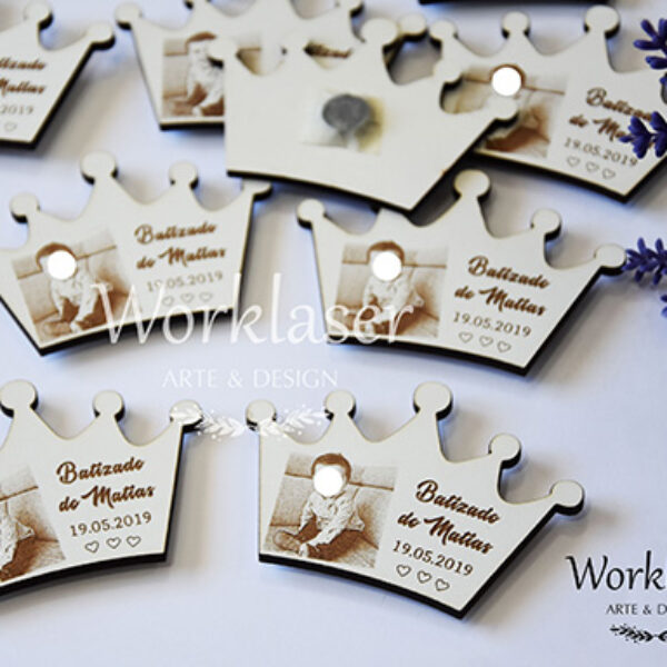 Íman Coroa com foto