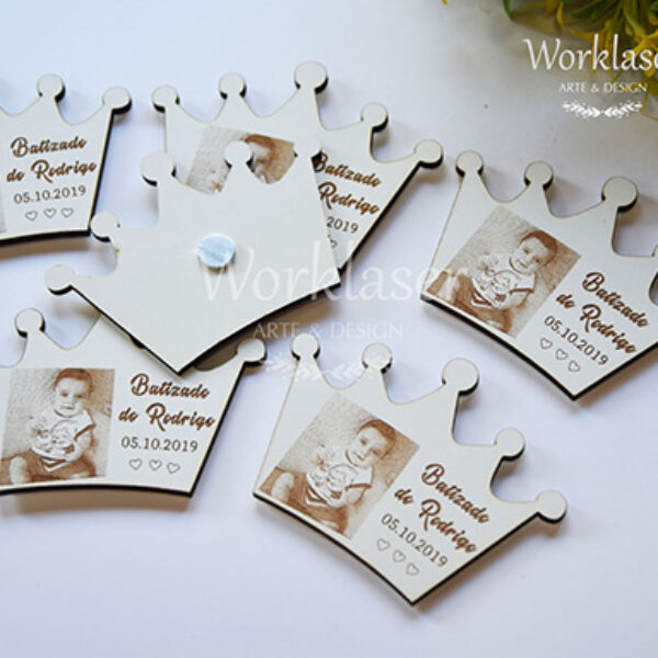 Íman Coroa com foto