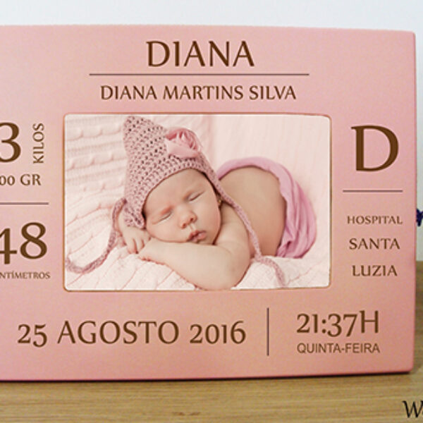 Moldura Nascimento Colorida