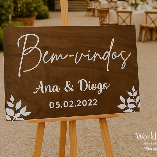Placa Bem-vindos Madeira
