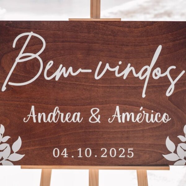 Placa Bem-vindos Madeira