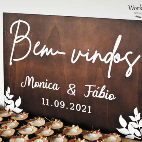 Placa Bem-vindos Madeira