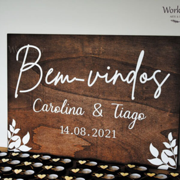Placa Bem-vindos Madeira