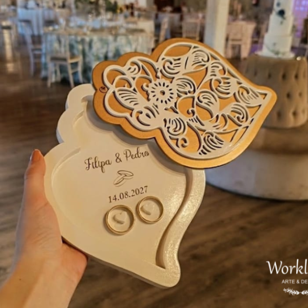 Porta Alianças Coração de Viana 2